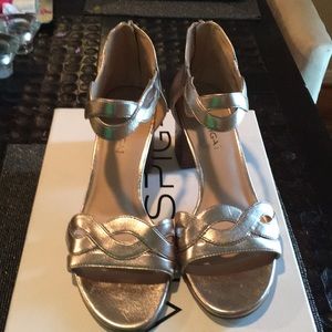 VIA SPIGA ROSE GOLD JANEL SANDAL